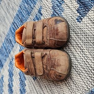 Bruno stride rite toddler shoes leather & Velcro 6.5M